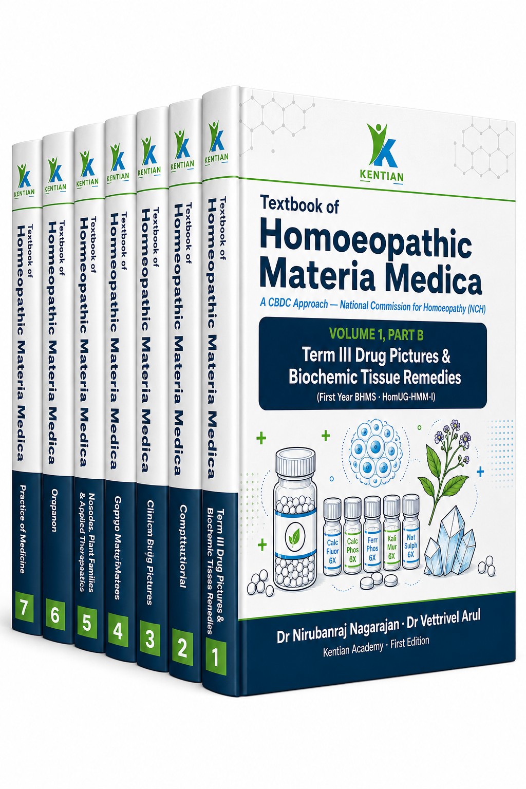 Textbook of Homoeopathic Materia Medica &mdash; 7-volume series cover
